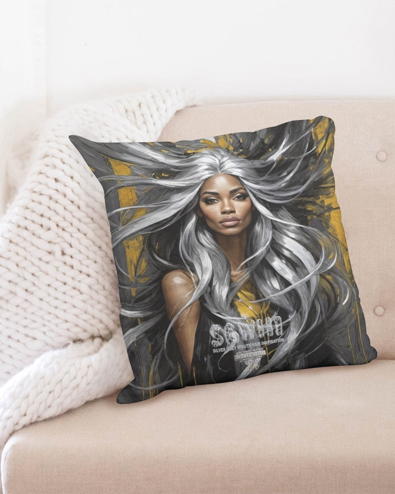 Black Sister Collection [Part 2 ] Throw Pillow Case 20"x20"