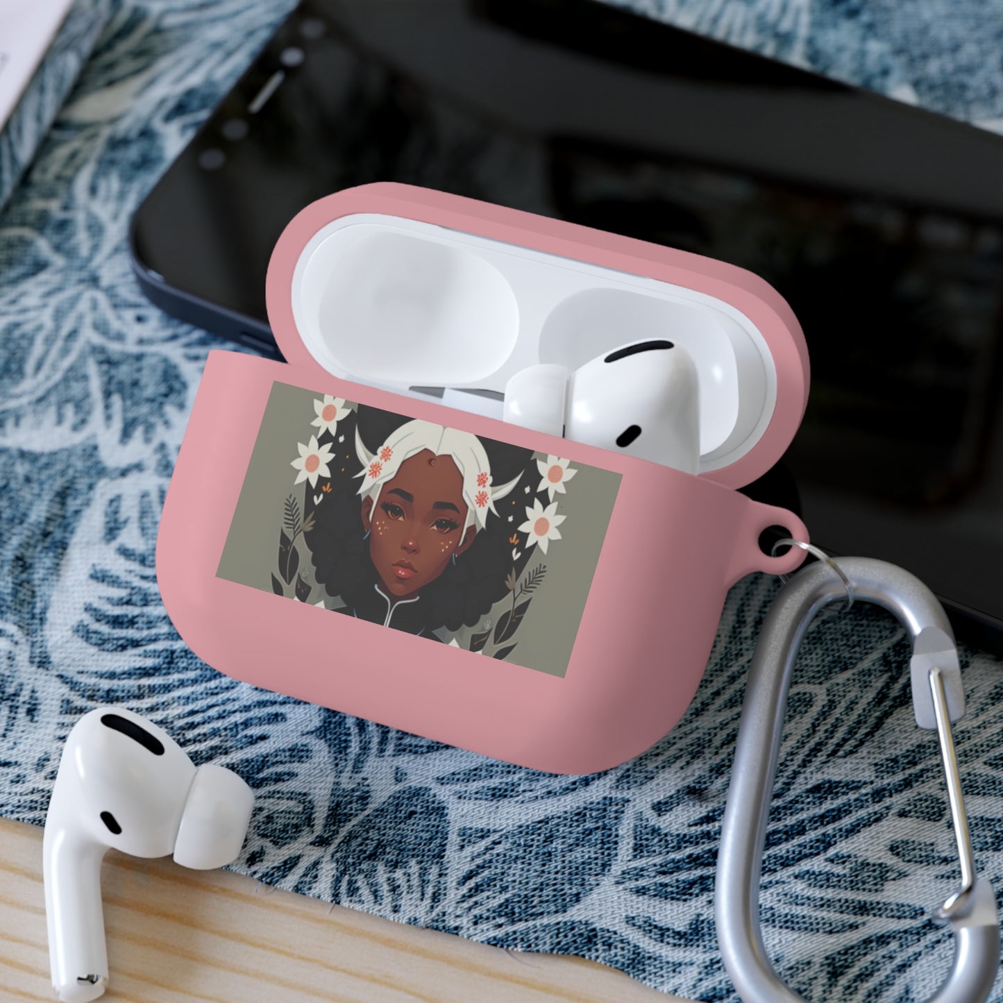 Nubian silverfox AirPods and AirPods Pro Case Cover