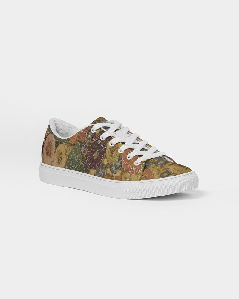 Autumn play Women's Faux-Leather Sneaker