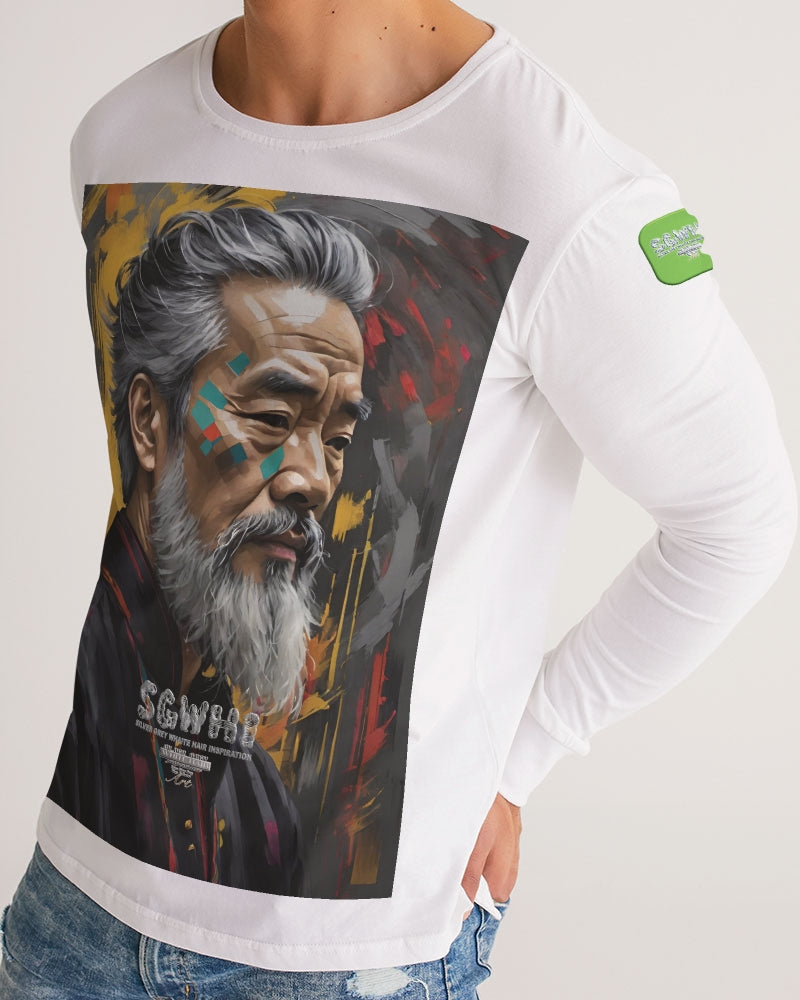 Asian Knight Men's All-Over Print Long Sleeve Tee