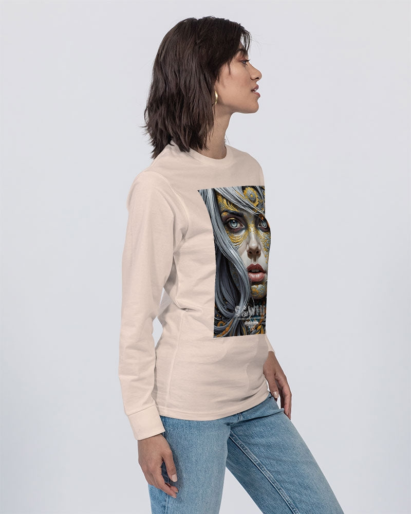 Sweet Silver Yellow Flower Grey Hair sister.[Part three] Unisex Long Sleeve Tee | Lane Seven