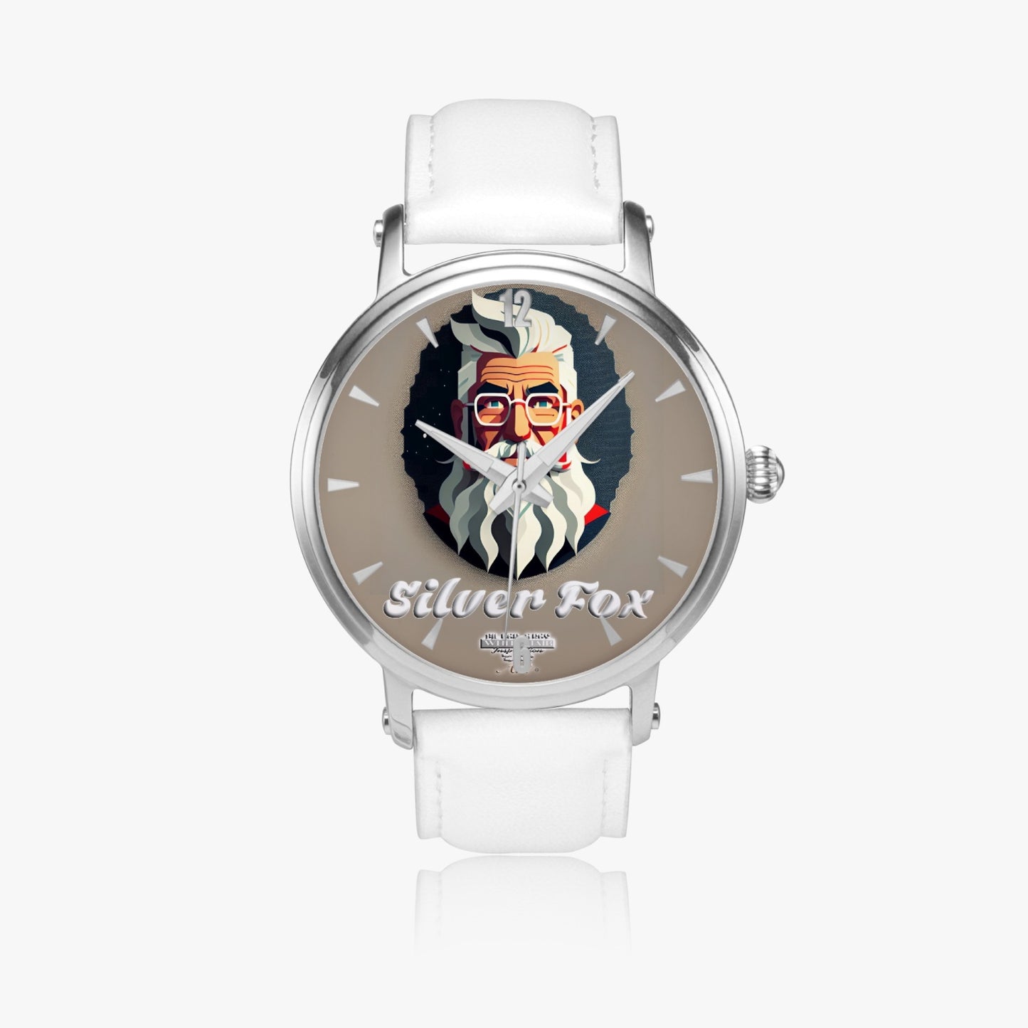 Silverfox. 46mm Unisex Automatic Watch (Silver)