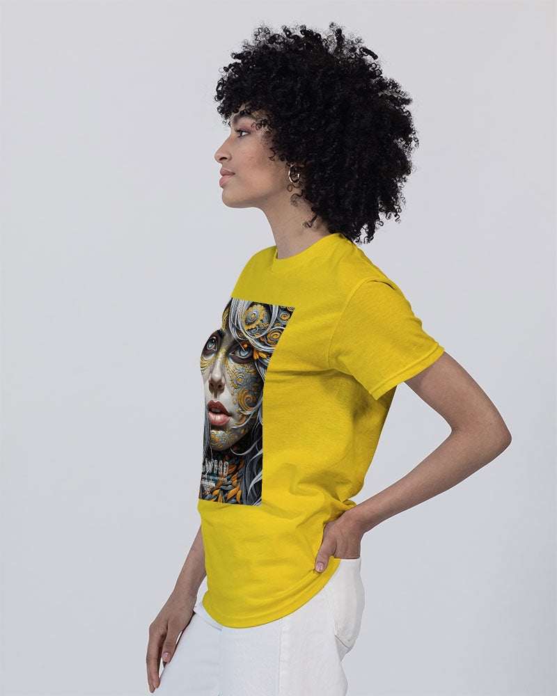 Sweet Silver Yellow Flower Grey Hair sister.[Part three] Unisex Heavy Cotton T-Shirt | Gildan