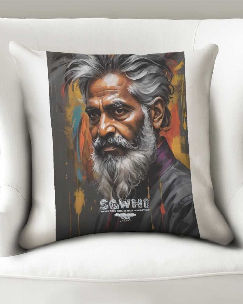 South Asian Knight Throw Pillow Case 20"x20"