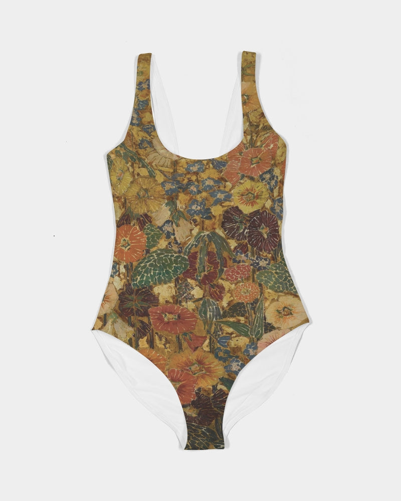 Autumn play Women's All-Over Print One-Piece Swimsuit