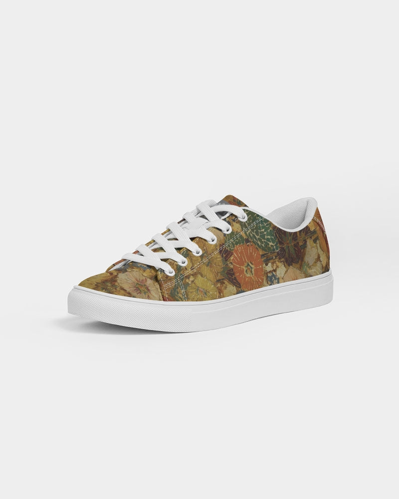 Autumn play Women's Faux-Leather Sneaker