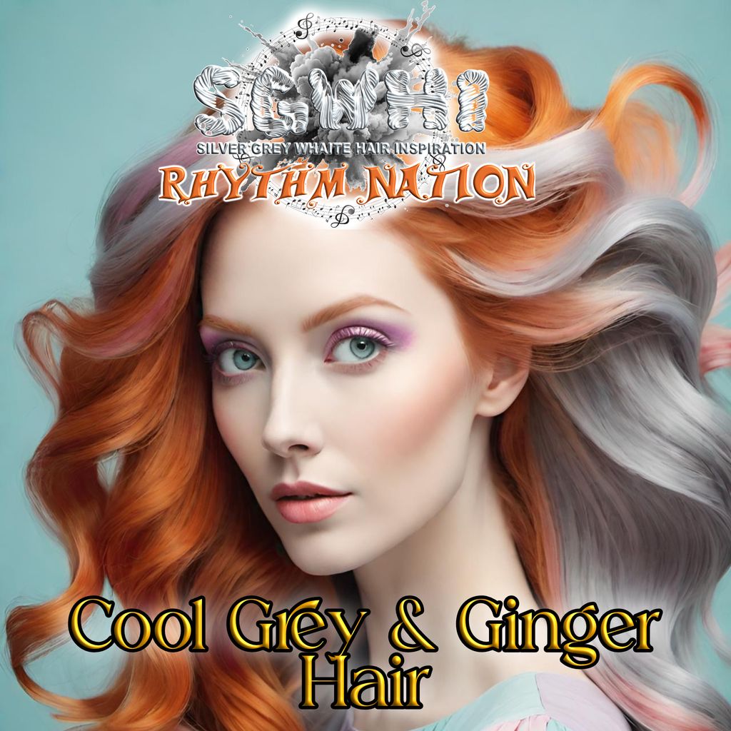Cool Ginger & Grey  Hair [Laid Back  version]