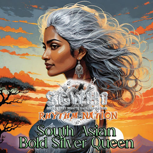 South Asian Bold Silver Queen