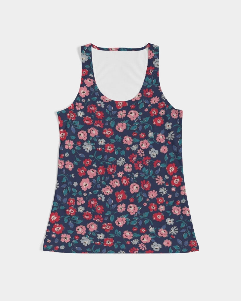 Midnight blue pretty glance.  Women's All-Over Print Tank