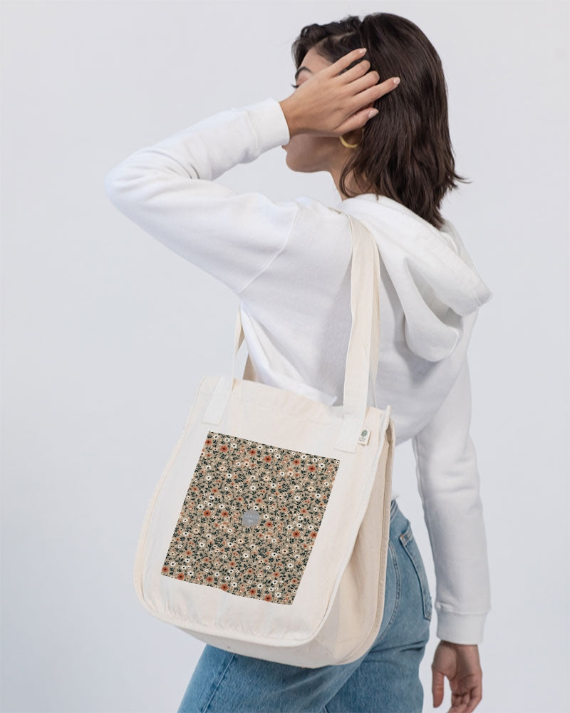 Busy and pretty Organic Cotton Canvas Market Tote | Econscious