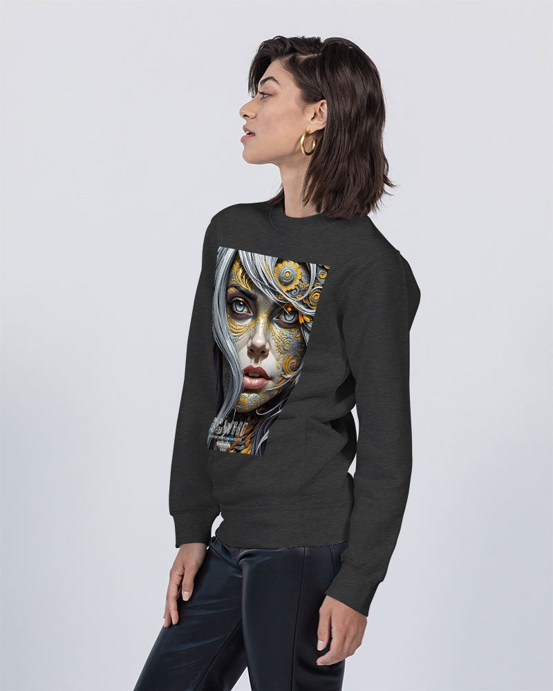 Sweet Silver Yellow Flower Grey Hair sister.[Part three] Unisex Premium Crewneck Sweatshirt | Lane Seven