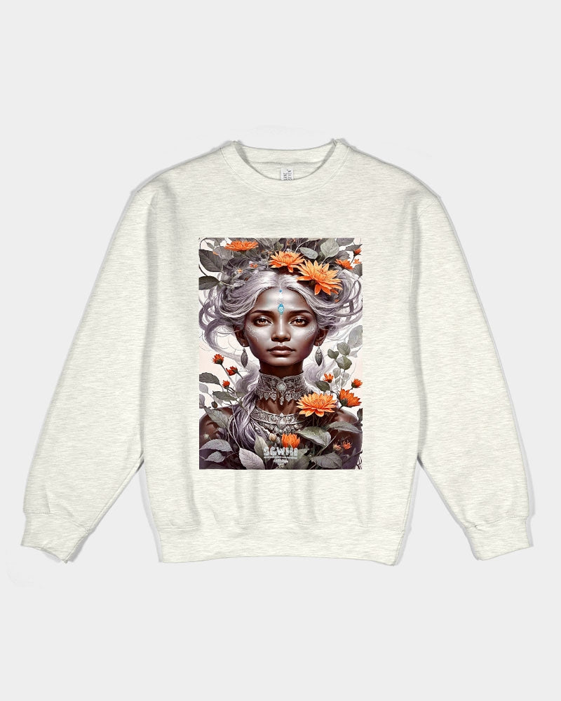 Blossom Indian Grey sister Unisex Premium Crewneck Sweatshirt | Lane Seven