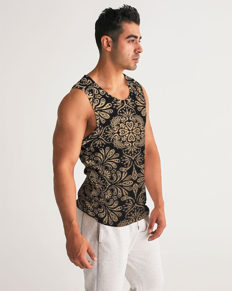 Man of Elegance Men's All-Over Print Sport Tank