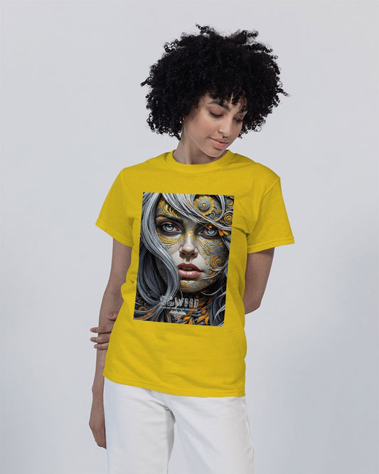 Sweet Silver Yellow Flower Grey Hair sister.[Part three] Unisex Heavy Cotton T-Shirt | Gildan