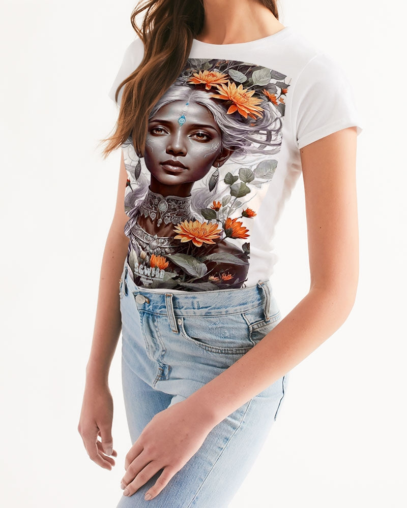 Blossom Indian Grey sister Women's All-Over Print Tee