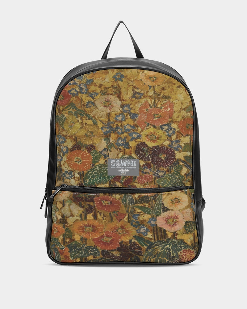 Autumn play Classic Faux Leather Backpack