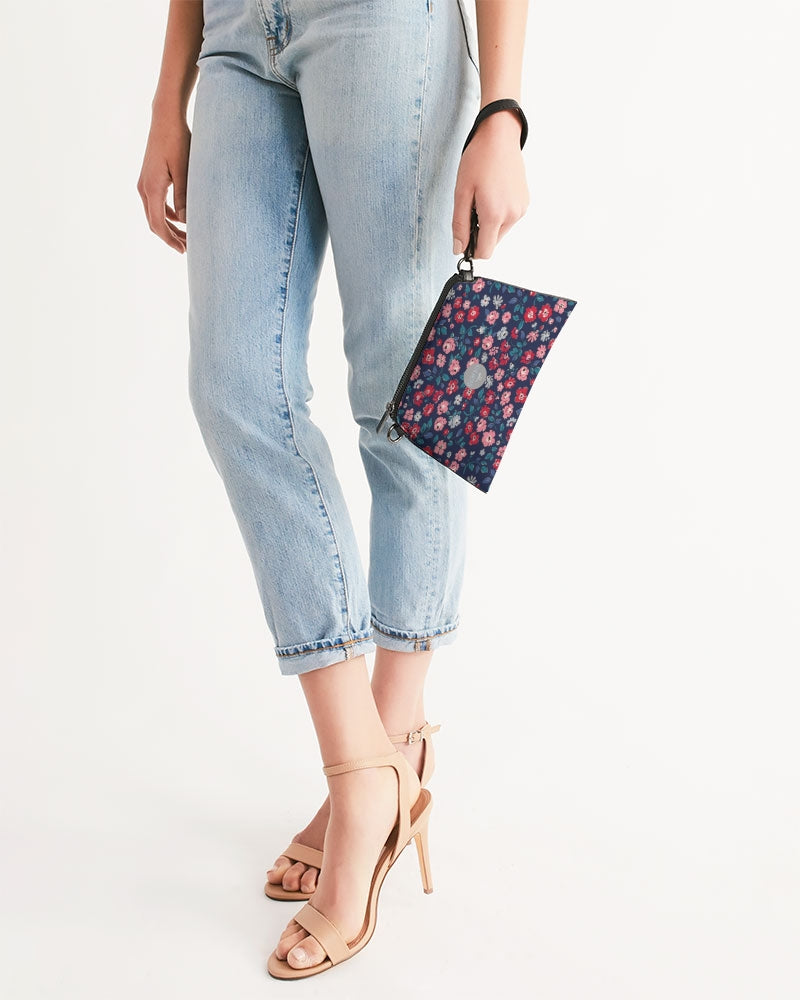 Midnight blue pretty glance.  Wristlet