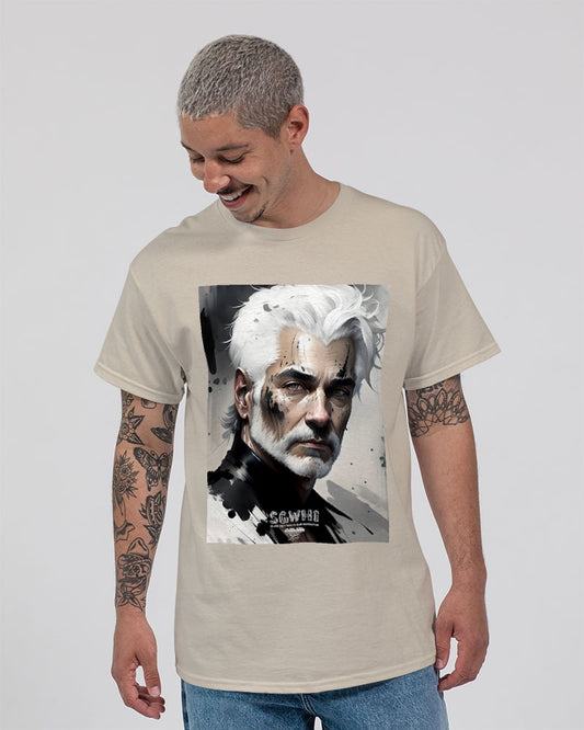 White silver grey fox King Unisex Ultra Cotton T-Shirt | Gildan