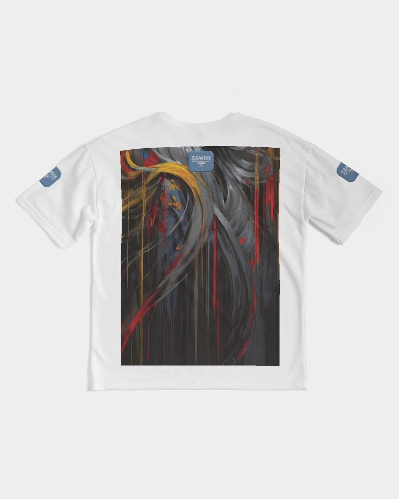 White Knight,  Men's All-Over Print Premium Heavyweight Tee