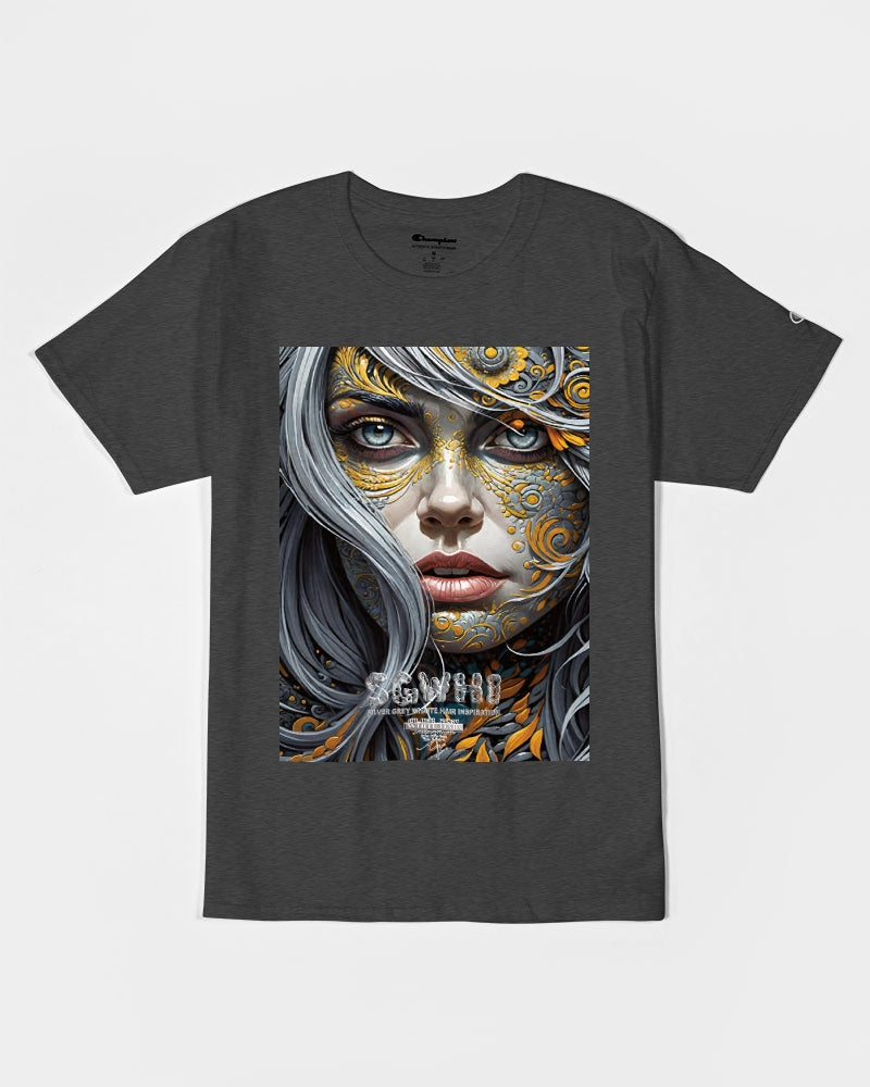 Sweet Silver Yellow Flower Grey Hair sister.[Part three] Unisex Tee | Champion