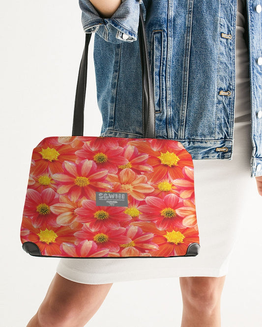 Beautiful blood orange flower design Shoulder Bag