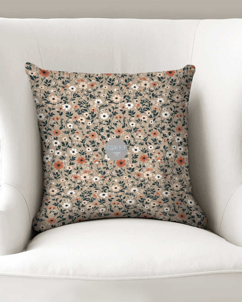 Busy and pretty Throw Pillow Case 16"x16"