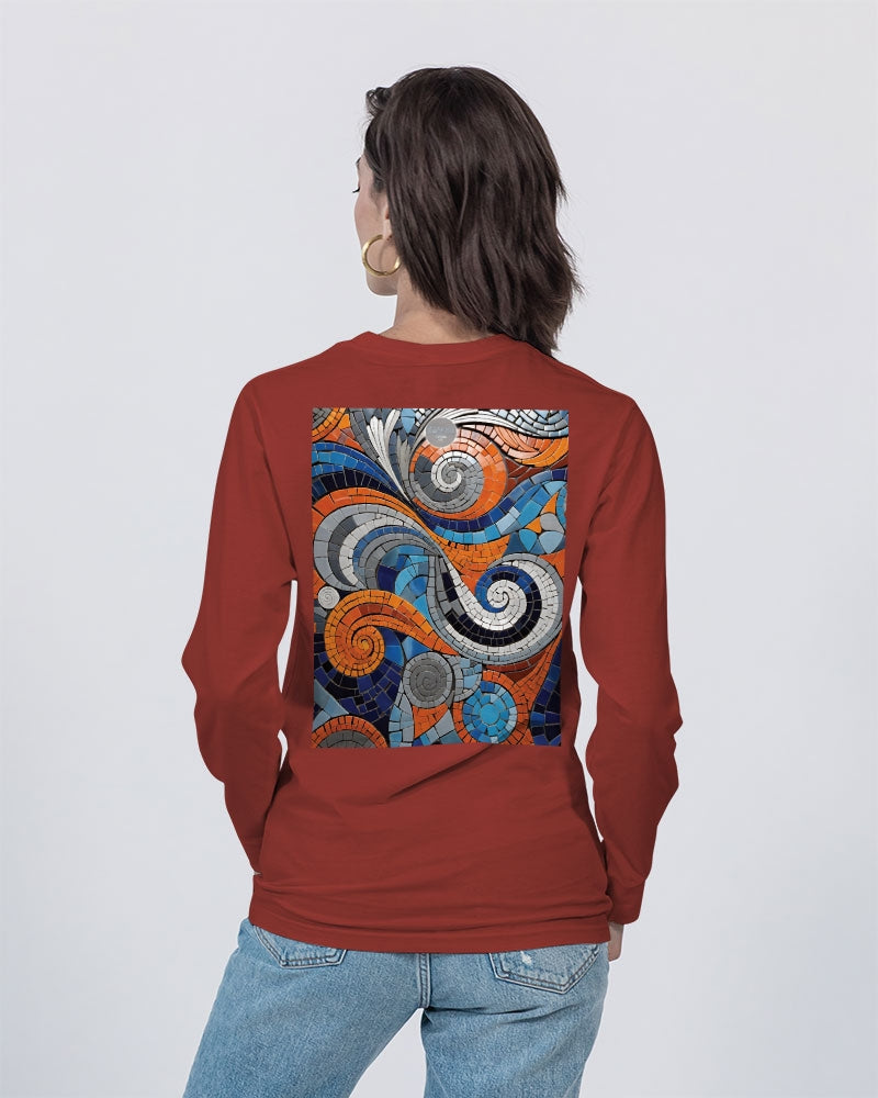 Beautiful Mosaic White Sister  Unisex Long Sleeve Tee | Lane Seven