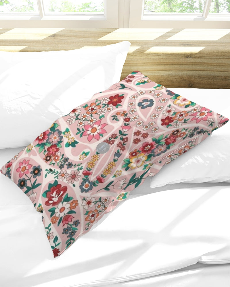 Pink abstract Pretty Sisters Queen Pillow Case