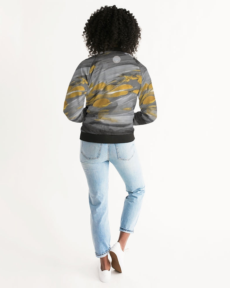 Black Sister Collection [Part 1 ] Women's All-Over Print Bomber Jacket