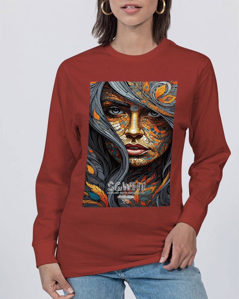 Beautiful Mosaic White Sister  Unisex Long Sleeve Tee | Lane Seven