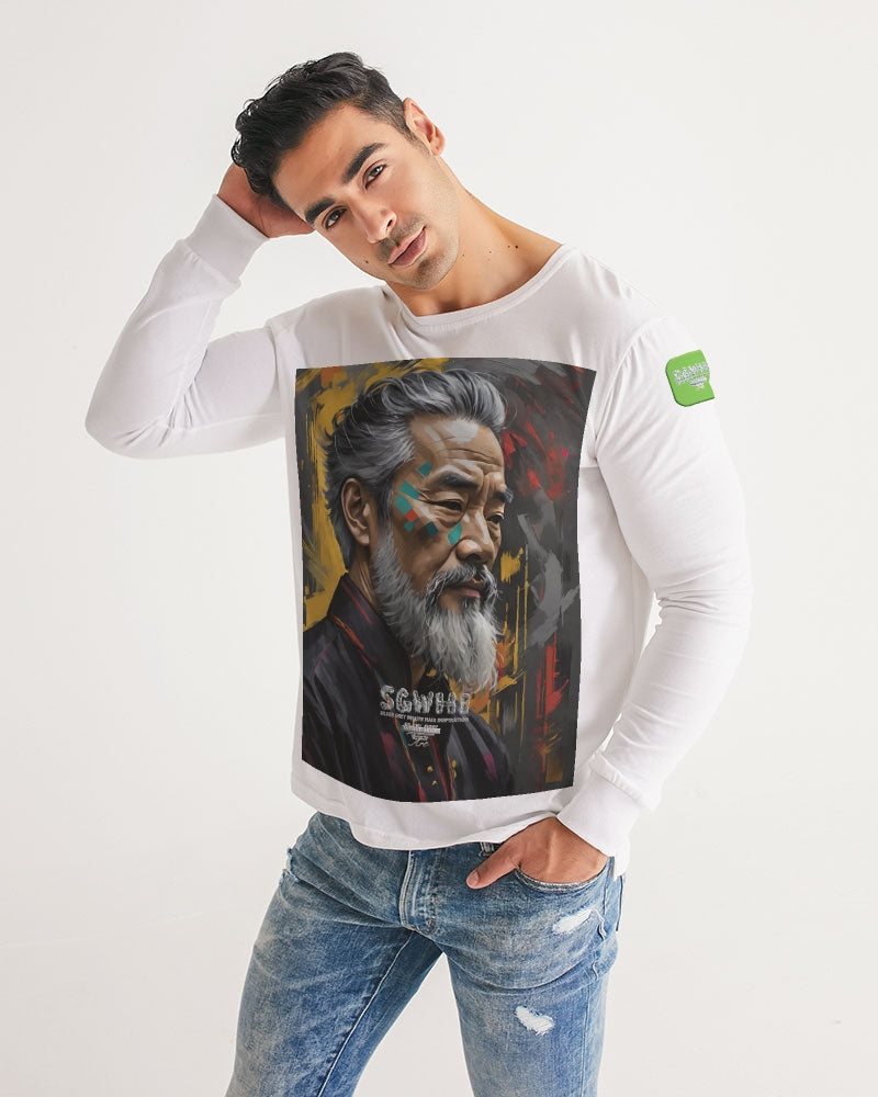 Asian Knight Men's All-Over Print Long Sleeve Tee