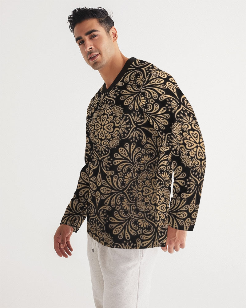 Man of Elegance Men's All-Over Print Long Sleeve Sports Jersey