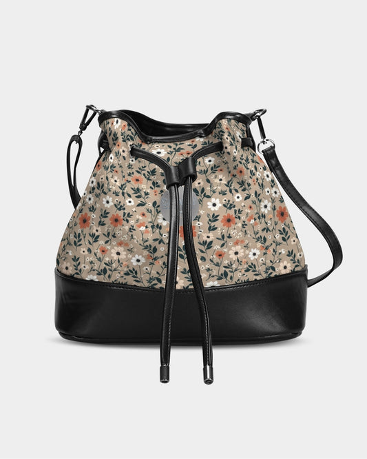 Busy and pretty Mini Drawstring Bucket Bag