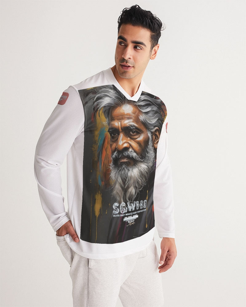 South Asian Knight Men's All-Over Print Long Sleeve Sports Jersey