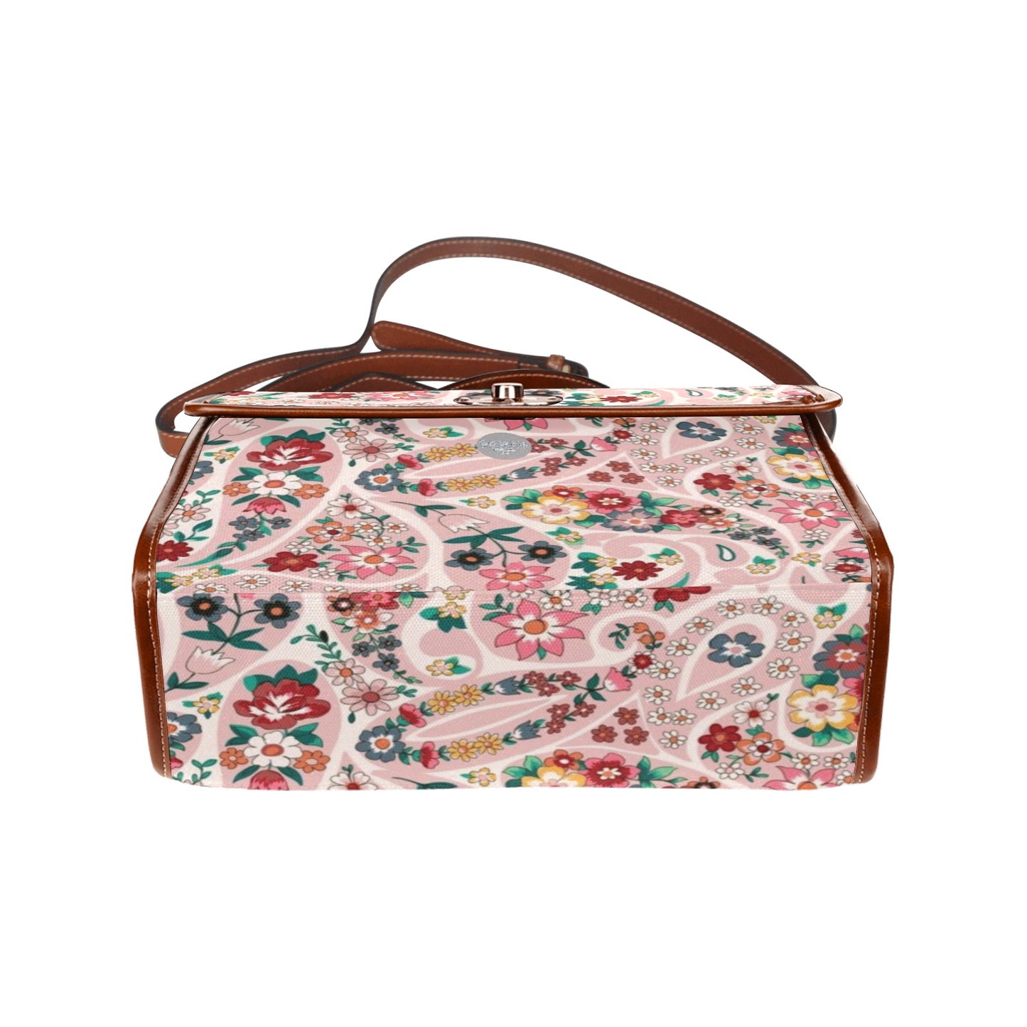 Waterproof Canvas Bag-Brown (All Over Print) (1641)