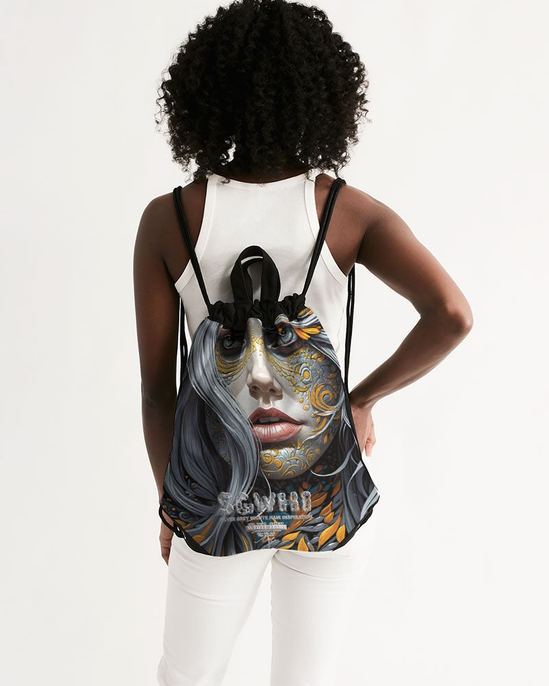 Sweet Silver Yellow Flower Grey Hair sister.[Part three] Canvas Drawstring Bag