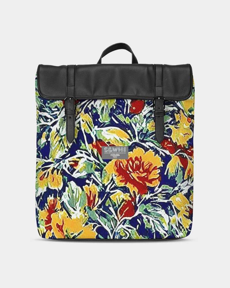 Painted floor design Casual Flap Backpack