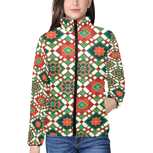 Women's stand collar padded jacket(H41)