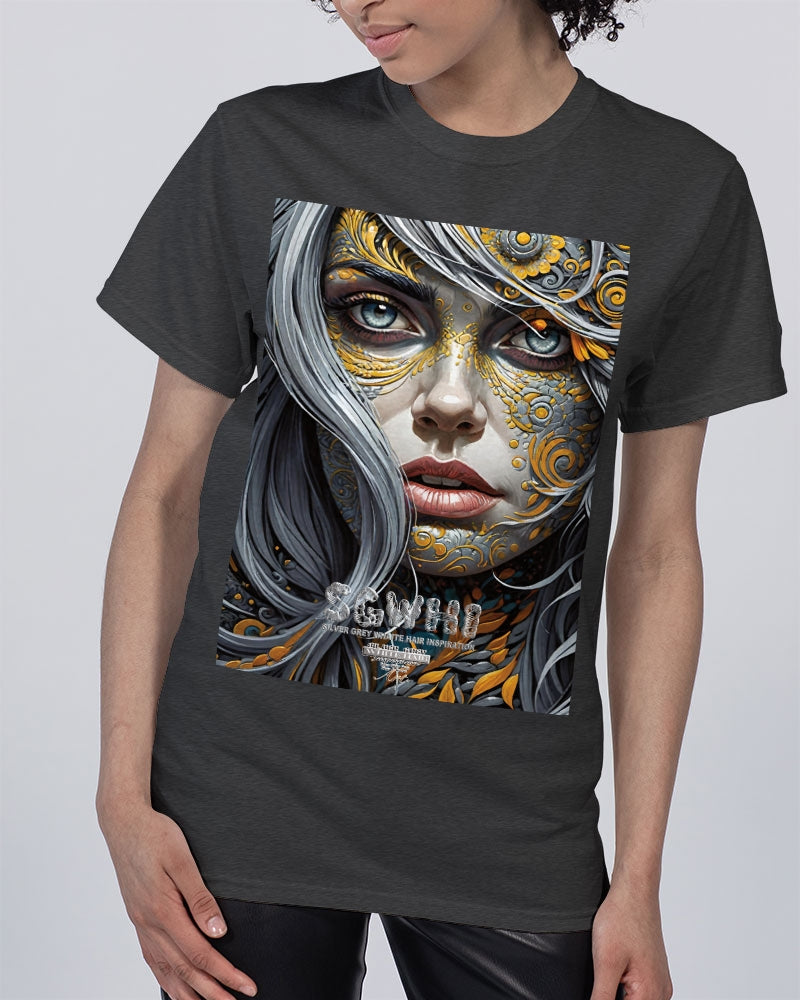 Sweet Silver Yellow Flower Grey Hair sister.[Part three] Unisex Tee | Champion