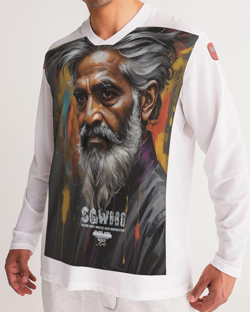 South Asian Knight Men's All-Over Print Long Sleeve Sports Jersey