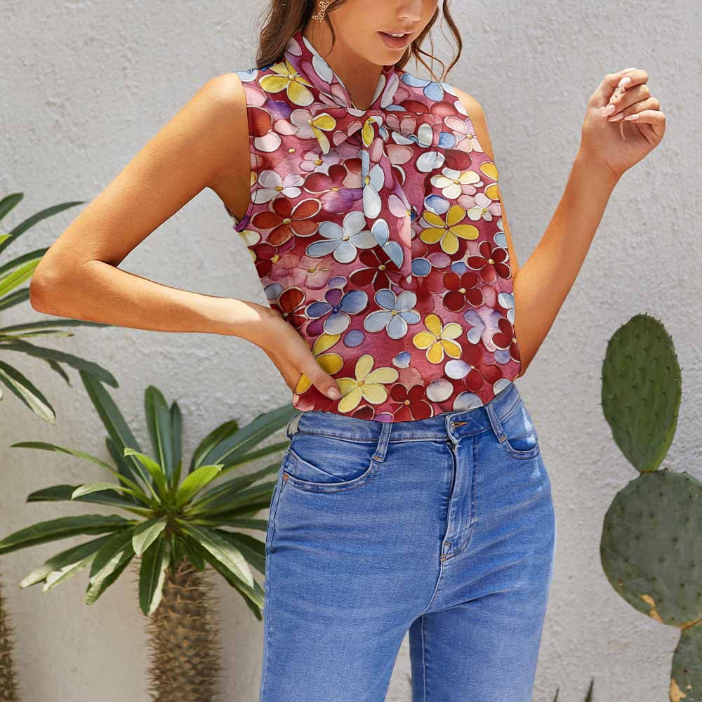 Summer Ladies Sleeveless Top