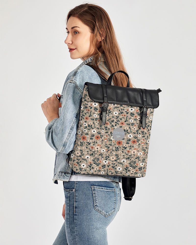 Busy and pretty Casual Flap Backpack