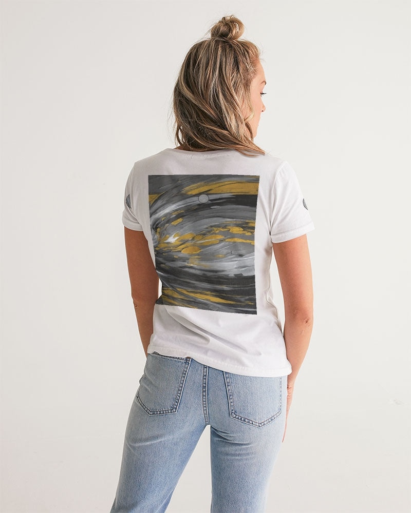 Black Sister Collection [Part 1 ] Women's All-Over Print V-Neck Tee