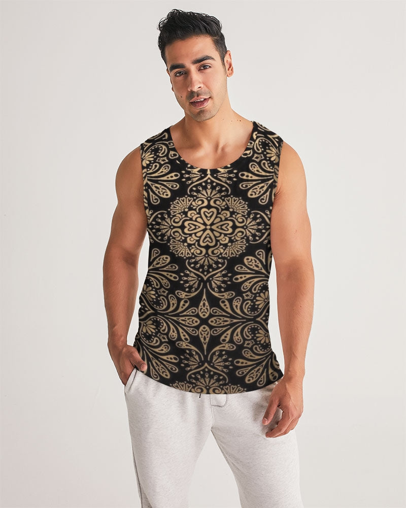 Man of Elegance Men's All-Over Print Sport Tank