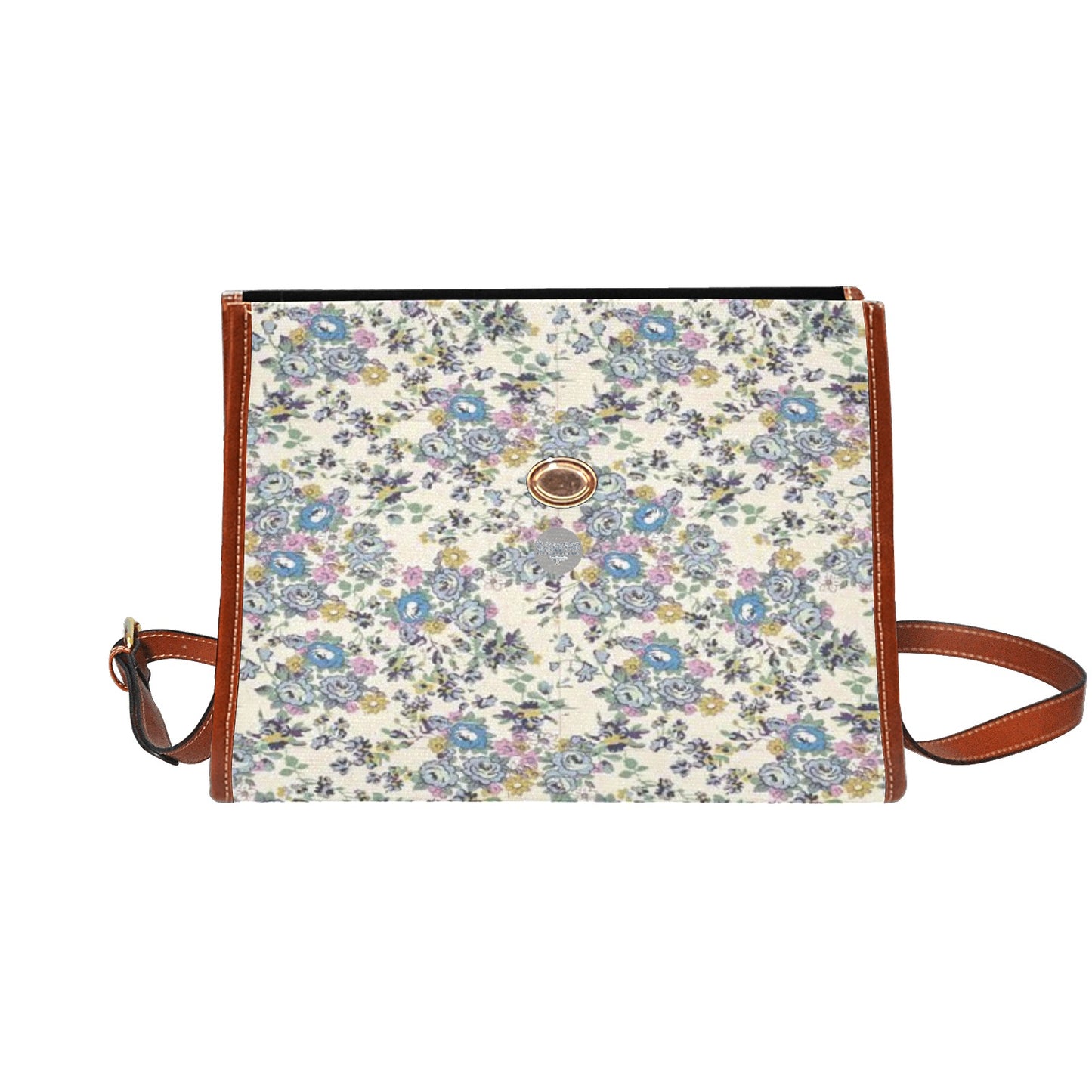 Waterproof Canvas Bag-Brown (All Over Print) (1641)