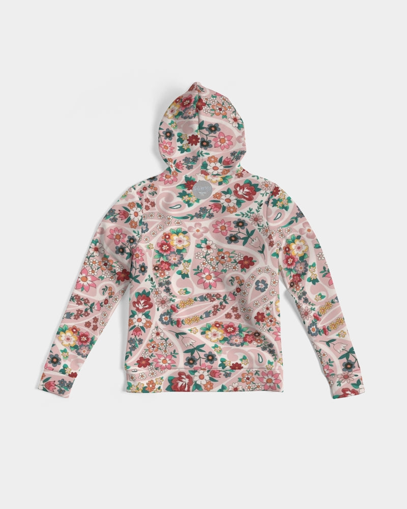 Pink abstract Pretty Sisters Women's All-Over Print Hoodie