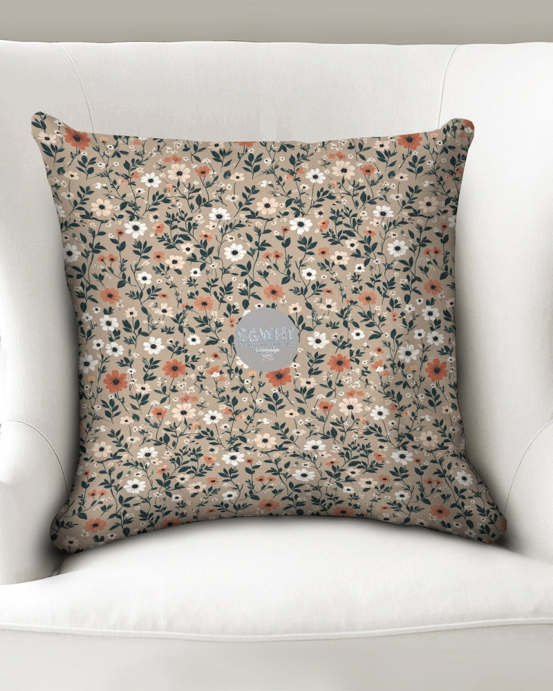 Busy and pretty Throw Pillow Case 18"x18"