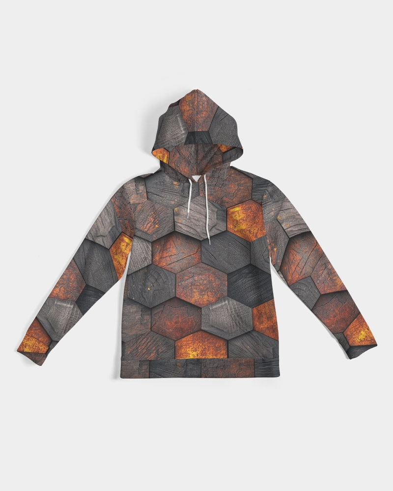 Cool stone hexagon patten 3D Men's All-Over Print Hoodie