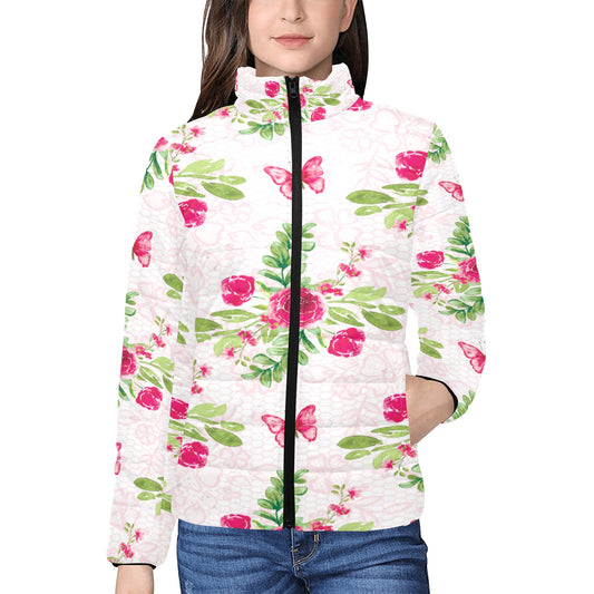 Women's stand collar padded jacket(H41)