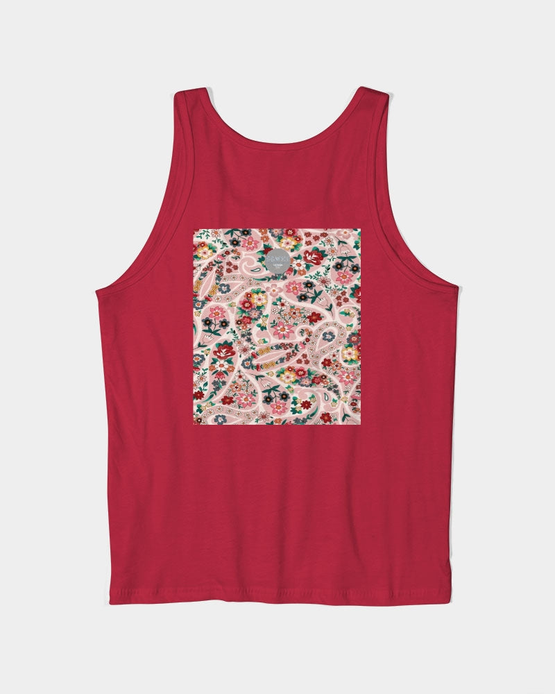 Pink abstract Pretty Sisters Unisex Jersey Tank | Bella + Canvas